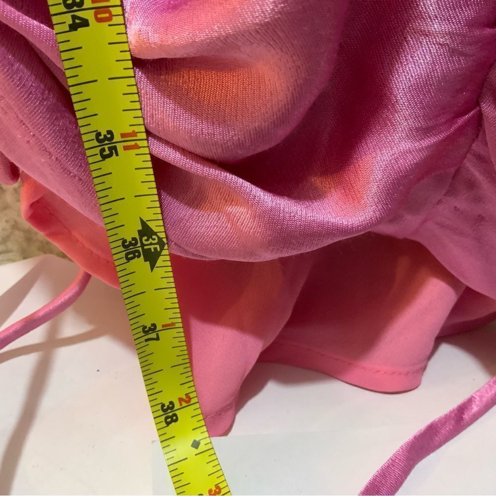 Bardot Revolve Mini Ruched Dress Women's 6 Small Vint Pink Cocktail Party Event - Picture 7 of 10